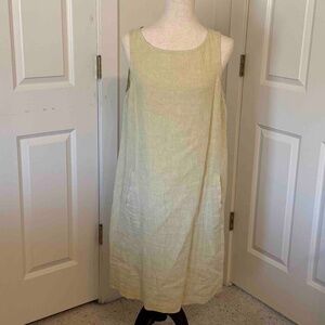 J Jill Love Linen Dress Womens M